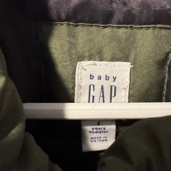 🌲Baby GAP Green Hooded Parka Jacket | 2T 🌲 - Picture 2 of 7